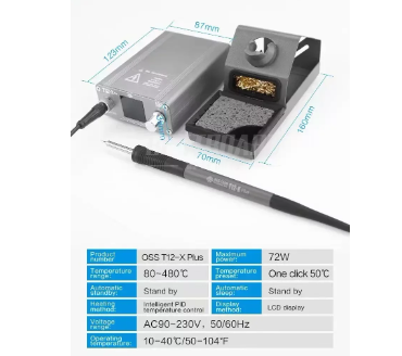 OSS T12-X PLUS Soldering Stati - Electronics Repair Plus 评论和价格