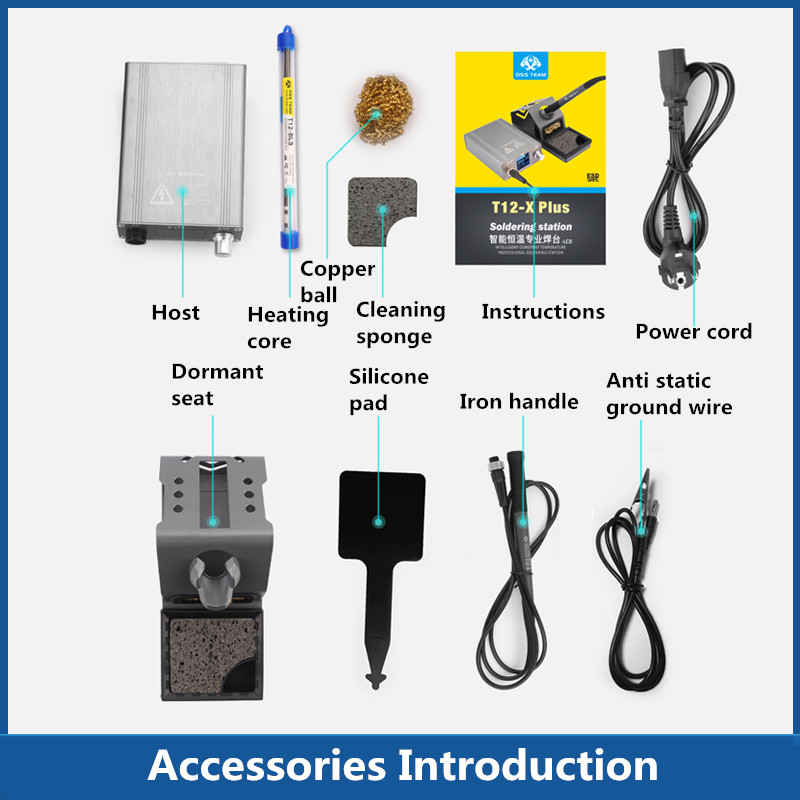 OSS T12-X PLUS Soldering Stati - Electronics Repair Plus 评论和价格