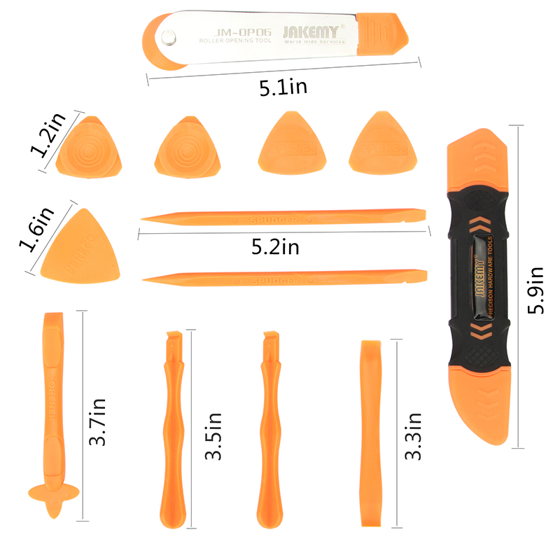 JAKEMY 13 in 1 Smartphone Pry  - Spudger Plastic Set 评论和价格