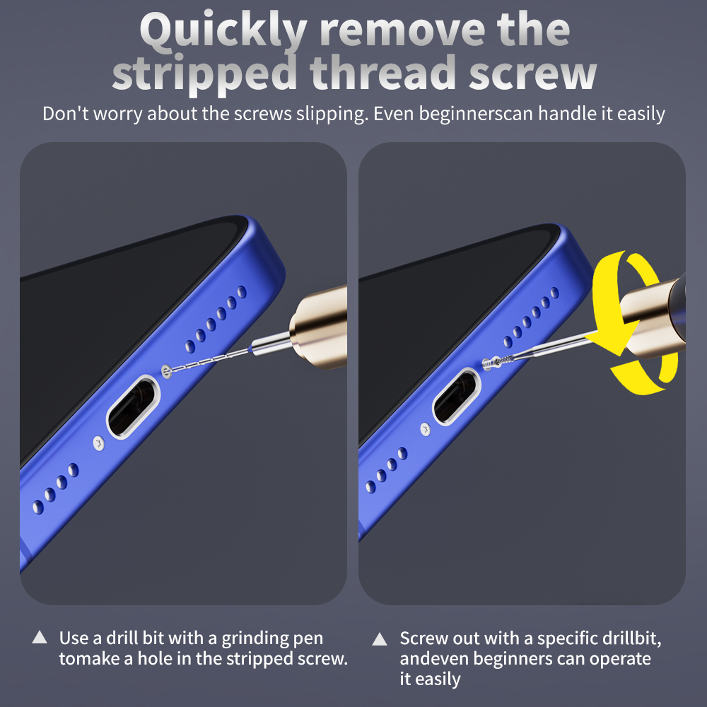 2Pcs Sliding Drill Bit Alloy S - Electronics Repair Manual 评论和价格