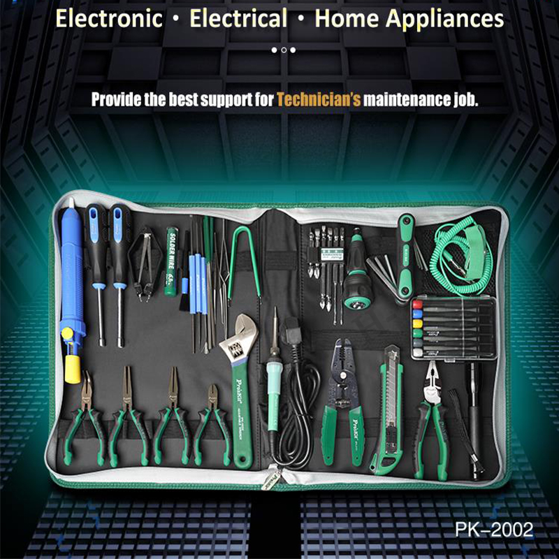 52Pcs Pro'sKit PK-2002B Home E - Electronic Repair Tutorial 评论和价格
