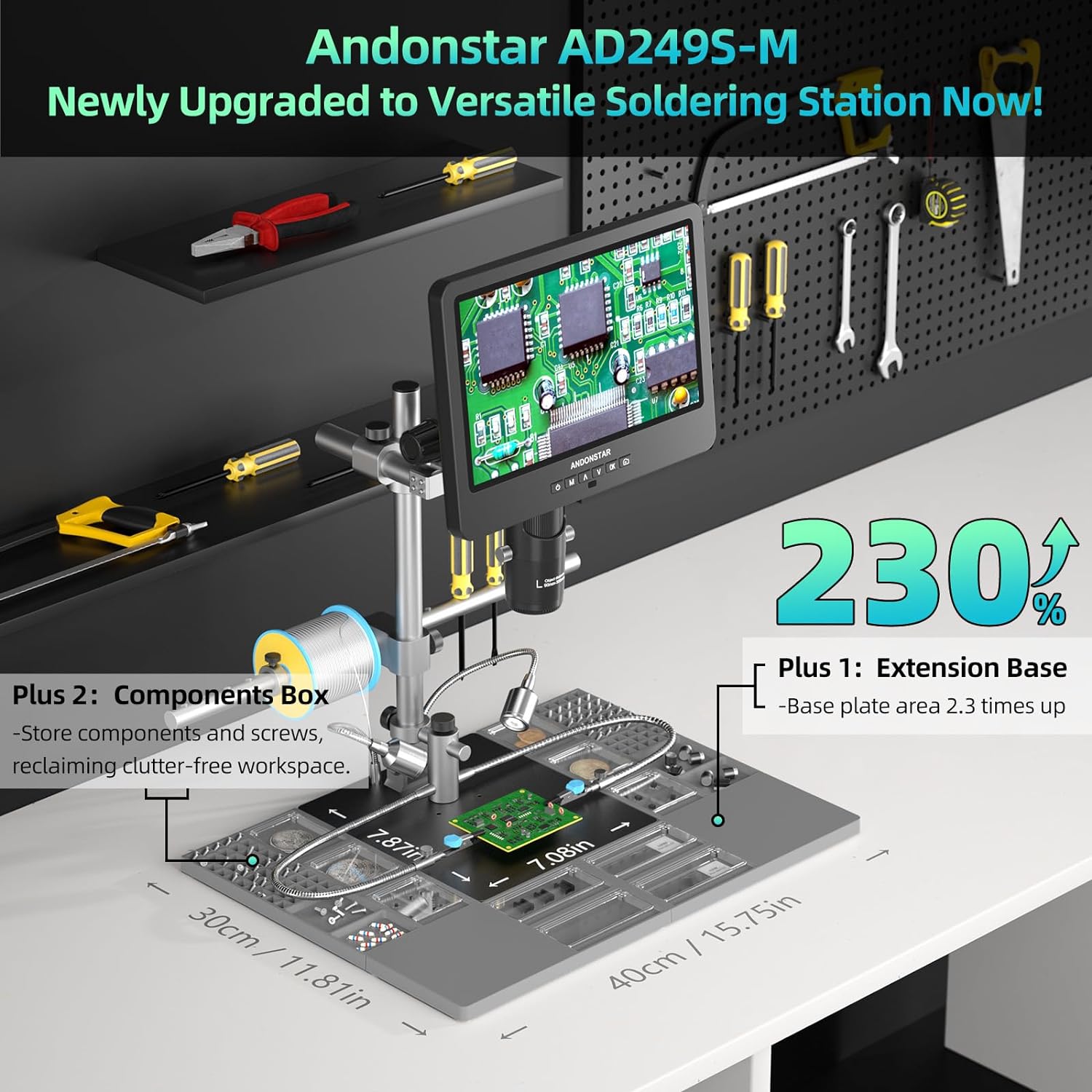 Andonstar AD249SM Plus 10.1''  - Electronics Repair Plus 评论和价格
